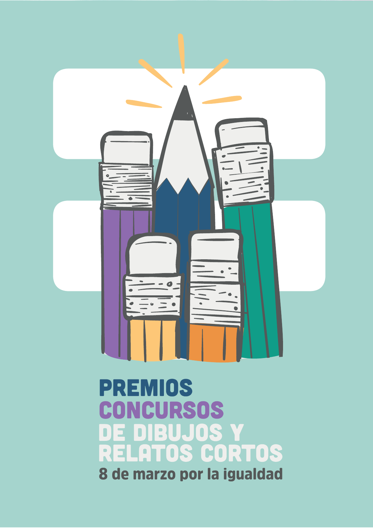 Libro de los trabajos premiados del Concurso de Dibujos y Relatos Cortos «8 de Marzo por la Igualdad»