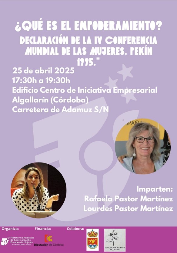 TALLERES ¿QUÉ ES EL EMPODERAMIENTO?